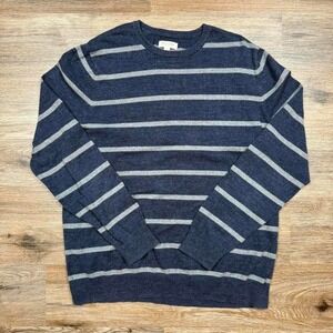 Vintage‎ knit striped sonoma crewneck thermal sweater